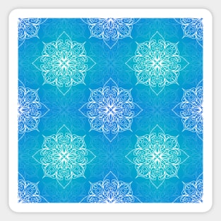 Underwater Damask Pattern Sticker